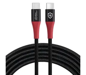 MicroConnect Safe Charge USB-C - USB-C schwarz / Daten- und Ladekabel / 1,5 m