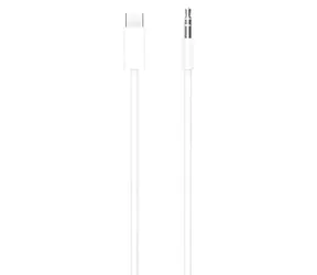 Apple Audiokabel USB-C - 3,5-mm-Klinkenstecker, weiß / Audiokabel / 3,5-mm-Klinkenstecker / USB-C / 1,2 m