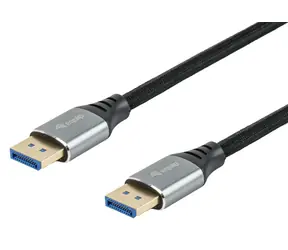 DisplayPort 2.1 Premium Schwarz / DisplayPort - zu-DisplayPort-Kabel / 16K/60Hz/240Hz / 2 m