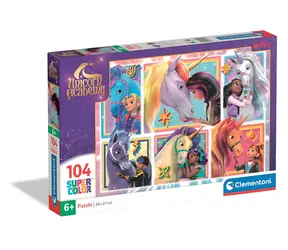 Clementoni Puzzle Einhorn-Akademie 25094 / 104 Teile / ab 6 Jahren