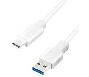 LogiLink USB-C weiß / Kabel USB-C / USB-C (Stecker) - USB-A (Stecker) / 3 m / USB 3.2 Gen 1 / 5 Gbit/s