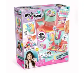 CANAL TOYS Kreatives Mini-Schreibset / Schreibwarendekoration / Perlen, Aufkleber, Buntstifte / ab 6 Jahren