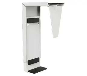 Fellowes PC-Halterung für unter den Schreibtisch, weiß / Halterung für unter den Schreibtisch / Tragkraft 15 kg / Breite und Länge verstellbar