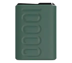 RealPower PB-10000C PD+ dunkelgrün / Powerbank 10.000 mAh / 3x USB-C / Power Delivery