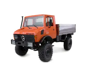 AMEWI RC-Auto Mercedes-Benz Unimog Advanced 4WD orange / 1:12 / RTR / 2,4 GHz / LED-Beleuchtung