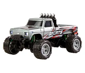 AMEWI RC Monstertruck, DieCast, grau / 1:64 / RTR / 2,4 GHz / ab 6 Jahren