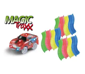 AMEWI Magic Traxx Rennstrecke / 223 Teile / Streckenlänge 3,5 m / inkl. Transportbox / inkl. 1 Fahrzeug