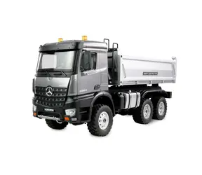 AMEWI RC-Auto Mercedes-Benz Arocs Kipper 6x6 Anthrazit / 1:14 / RTR / Fernsteuerung 2,4 GHz / 2500 mAh 7,4 V Li- ION