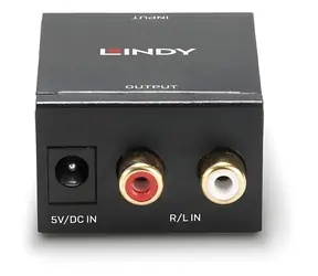 Lindy Audio Phono zu TosLink und Koaxial / Wandler / ADC / Analog zu Digital Signal