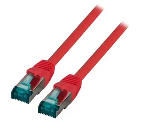 EFB Cat6a S/FTP 20m rot / Patchkabel / RJ45-RJ45 / LSZH / 500 MHz