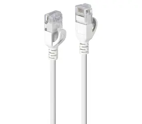 Lindy Cat6a U/UTP Ultra Slim grau 0,3 m / Patchkabel / RJ-45 / halogenfreier LSZH-Mantel