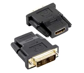 Techly IADAP-HDMI-651 schwarz / Adapter / HDMI auf DVI-D 18+1 / Single Link / vergoldete Anschlüsse