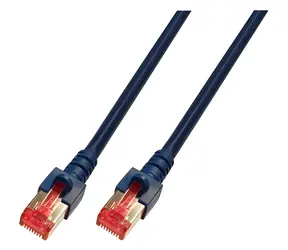 EFB CAT6 S/FTP 10m schwarz / Patchkabel / RJ45-RJ45 / LSZH