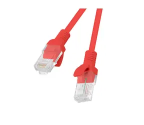 Lanberg CAT6 UTP 0,5 m rot / Patchkabel / RJ45-RJ45 / Fluke-geprüft