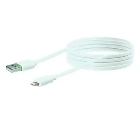 Schwaiger LKF200L532 weiß / Datenkabel / USB-A - Lightning / 2 m / USB 2.0