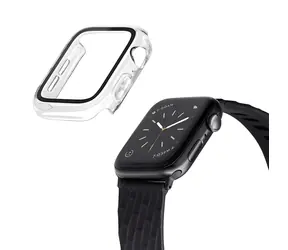 LAUT Shield Apple Watch 44 mm transparent / Schutzhülle / Glas/PC