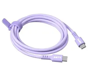LAUT LINK USB-C - USB-C-Kabel, lila, 1,5 m, 60 W, zum Laden und Datenübertragen