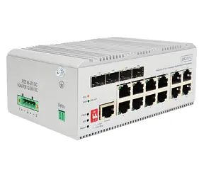 Digitus / Switch / PoE / L2-verwaltet / 8x Gigabit PoE 30W + 4X SFP Uplink