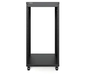 Digitus 19"-Rack mit Rollen, 21 HE, schwarz / Verteilerschrank / 1000 x 507 x 460 mm / Tragfähigkeit 136 kg / Stahlkonstruktion