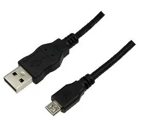 LogiLink USB-A - Micro-USB B Kabel, schwarz, USB 2.0, 1 m