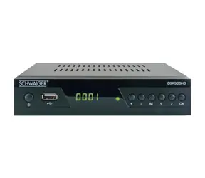 Schwaiger DSR500HD / Satellitenreceiver / DVB-S/S2 / Full HD / HDMI / USB / LED-Display