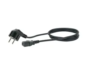 Schwaiger Netzkabel mit Netzstecker - C13 schwarz / Netzkabel / 1,8 m / 230 V