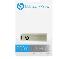 HP x796w 256 GB silber / USB-Stick / USB 3.2 Gen 2 / 75 MB/s