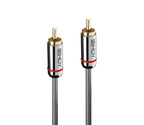 Lindy Cromo Line anthrazit / Audiokabel / Digitalkoaxial / Cinch-Cinch / 2 m