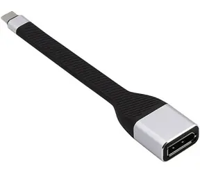 Techly ICOC-USBC-DP12 schwarz / USB-C auf DisplayPort Adapter / 4K 60Hz / 0,131 m