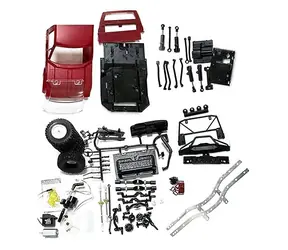 AMEWI RC-Auto Pickup Truck rot-schwarz / 1:16 / Allradantrieb / RTR / 2,4 GHz / Alter: 14+