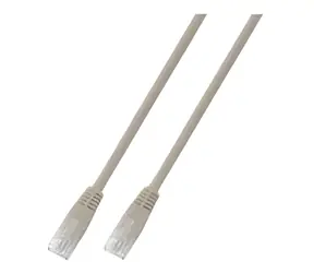 EFB CAT5e U/UTP 15 m grau / Patchkabel / RJ45-RJ45 / PVC / CCA-Draht