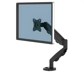 Fellowes Eppa schwarz / Monitorhalterung / Gasfeder / VESA 75×75-100×100 / Tragkraft 8 kg / bis zu 40 Zoll