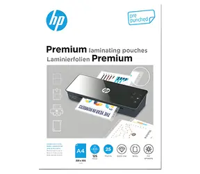 HP 9122 / Laminierfolie / A4 / glänzend / perforiert / 0,08 mm / 25 Stück