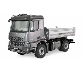 AMEWI RC Muldenkipper Mercedes Arocs 4x2, grau / Maßstab 1:14 / RTR / 2,4 GHz / 5000 mAh 7,4 V Li- ION / Alter: ab 14 Jahren