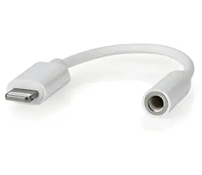 Nedis CCGB39950WT01 / Audioadapter / Lightning 8-Pin (M) - 3,5-mm-Klinkenstecker (F) / 0,10 m / PVC