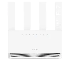 Cudy WR3600E BE3600 / Router / Wi-Fi 7 Mesh / Dualband / 2,4 GHz 688 Mbit/s / 5 GHz 2882 Mbit/s / 3x LAN