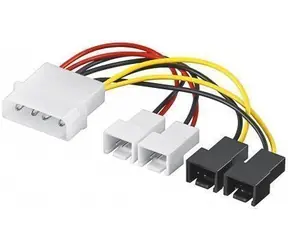 Goobay 93632 Molex - 2x Lüfter / Netzteil / 12V, 5V / 0,15 m