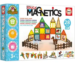 Educa Magnetbaukasten Magnetics EKO Farm / Baukasten / 28 Teile