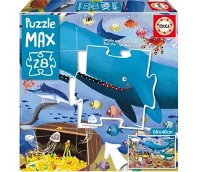 Educa Puzzle Unterwasserwelt / 28 Teile / 68 x 48 cm