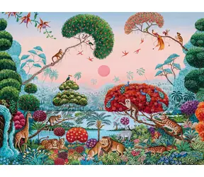 HEYE Puzzle Exotischer Garten: Wundervoller Dschungel / 1500 Teile / 80 x 60 cm