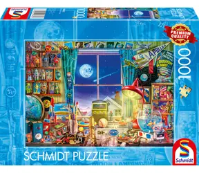 Schmidt Puzzle Bis zum Mond / 1000 Teile / 69,3 x 49,3 cm