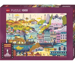 HEYE Puzzle Movie Masters: Wes Andersons Filme / 1000 Teile / 70 x 50 cm