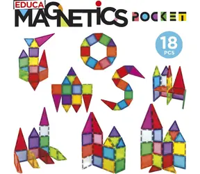 Educa Magnetics Magnetbaukasten / 18 Teile / im Koffer