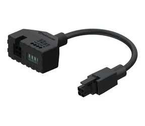 Teltonika 4-Pin-Stromkabel mit I/O-Zugang / Stromkabel / 4-Pin-Stecker / schwarz