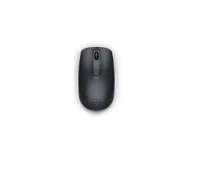 DELL WM118 schwarz / Kabellose optische Maus / 3 Tasten / 1x AA-Batterie