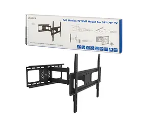 LogiLink BP0028 / TV-Wandhalterung 37" bis 70" / VESA / Neigung -20° bis 10° / Drehung ±90° / bis zu 50 kg