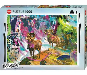 HEYE Puzzle Rebrush! Big Horns / 1000 Teile