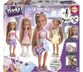 Educa Kreativset Mein Puppenmodell Design: Kawaii / ab 6 Jahren