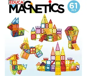 Educa Magnetics Magnetbaukasten / 61 Teile