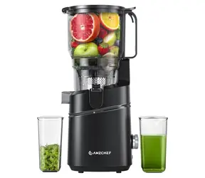 AMZCHEF SJ-036CBK schwarz / Slow Juicer / 250 W / bis zu 50 dB / 2,5 l